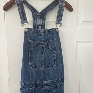 GAP Blue Denim Overall Dress